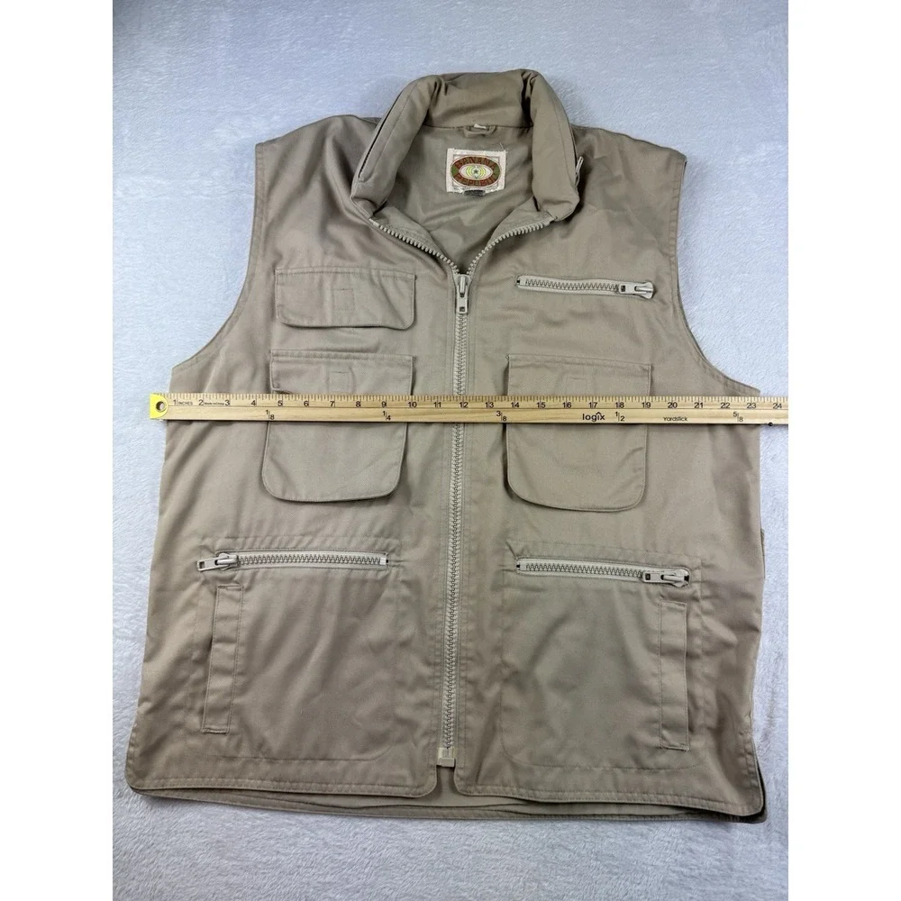 Banana Republic Vintage‎ Safari Best Man Pockets Travel Photo 80s 90s L Khaki